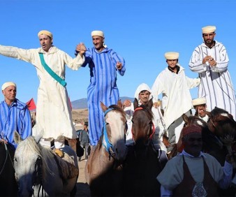 Tboreda horsemen in Morocco