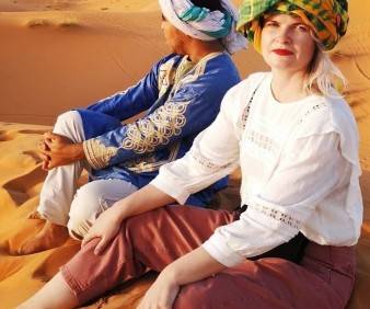 The dunes of Merzouga