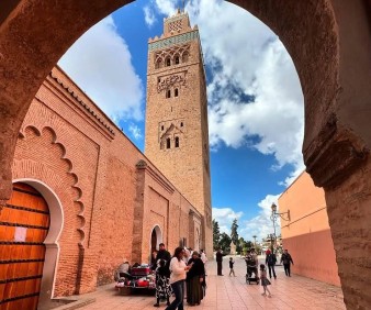 The Koutoubia landmark in Marrakech