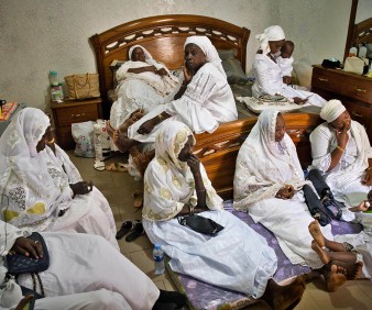 Muslim Sufi gathering