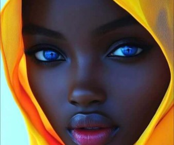 Muslim girl from Senegal