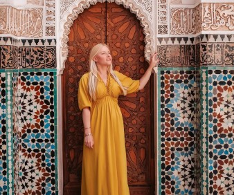 The Medersa of Ben Youssef in Marrakech